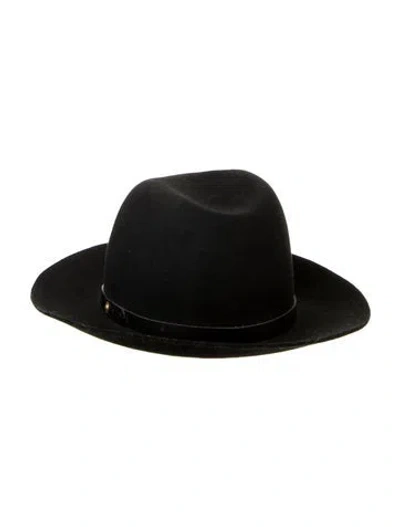 Pre-owned Rag & Bone Wool Hat In Black