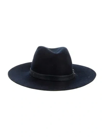 Pre-owned Rag & Bone Wool Hat In Blue
