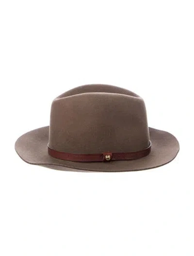 Pre-owned Rag & Bone Wool Hat In Brown