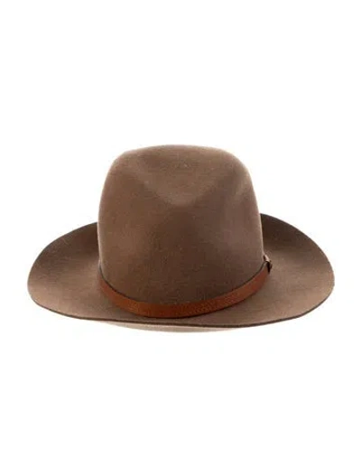 Pre-owned Rag & Bone Wool Hat In Brown
