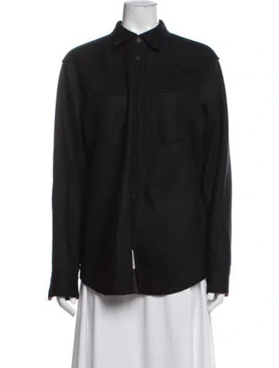 Pre-owned Rag & Bone Wool Jacket In Black
