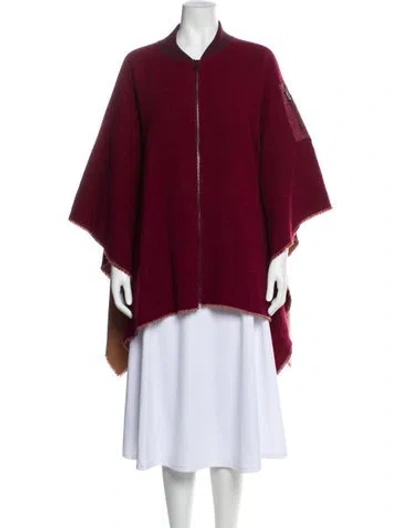 Pre-owned Rag & Bone Wool Jacket In Burgundy