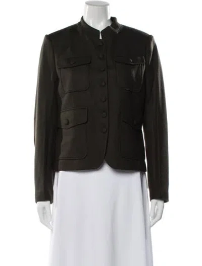 Pre-owned Rag & Bone Wool Jacket In Green