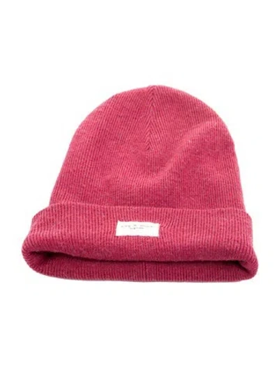 Pre-owned Rag & Bone Wool Knit Beanie In Pink