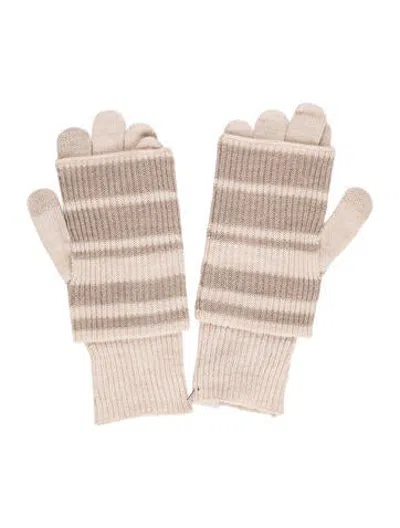Pre-owned Rag & Bone Wool Knit Gloves W/tags In Neutrals