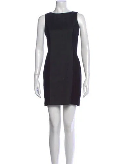 Pre-owned Rag & Bone Wool Mini Dress In Black