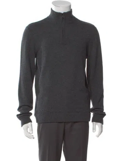 Pre-owned Rag & Bone Wool Mock Neck Pullover In Gray