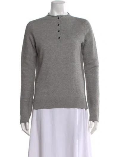 Pre-owned Rag & Bone Wool Mock Neck Sweater In Blue