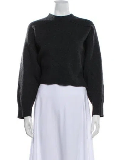 Pre-owned Rag & Bone Wool Mock Neck Sweater In Gray