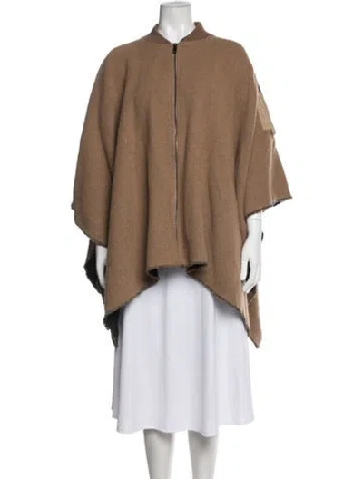 Pre-owned Rag & Bone Wool Mock Neck Sweater In Neutrals