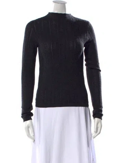 Pre-owned Rag & Bone Wool Mock Neck Sweater W/ Tags In Black