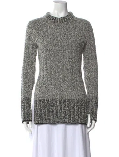 Pre-owned Rag & Bone Wool Mock Neck Sweater In White