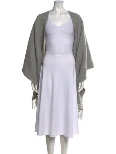 Pre-owned Rag & Bone Wool Open Front Sweater In Grey