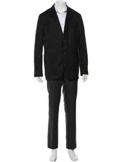 Pre-owned Rag & Bone Wool Overcoat In Black