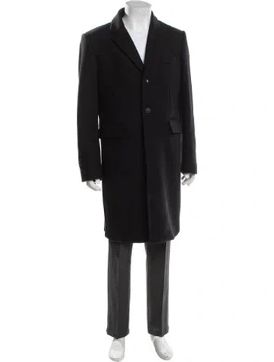 Pre-owned Rag & Bone Wool Overcoat In Black