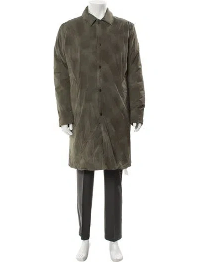 Pre-owned Rag & Bone Wool Overcoat In Green