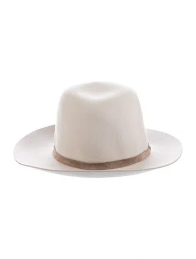 Pre-owned Rag & Bone Wool Panama Hat In Neutral