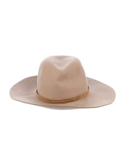 Pre-owned Rag & Bone Wool Panama Hat In Neutrals