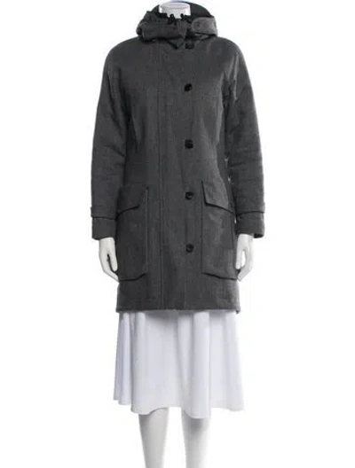 Pre-owned Rag & Bone Wool Parka In Grey