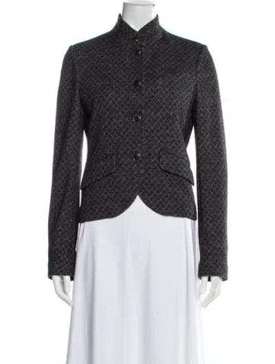Pre-owned Rag & Bone Wool Patterned Jacket In Gray