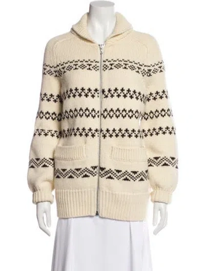 Pre-owned Rag & Bone Wool Patterned Jacket In Neutral