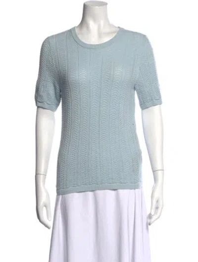 Pre-owned Rag & Bone Wool Patterned Sweater In Blue