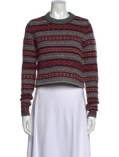 Pre-owned Rag & Bone Wool Patterned Sweater In Multi