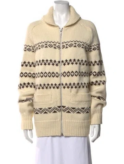 Pre-owned Rag & Bone Wool Patterned Sweater In Multi