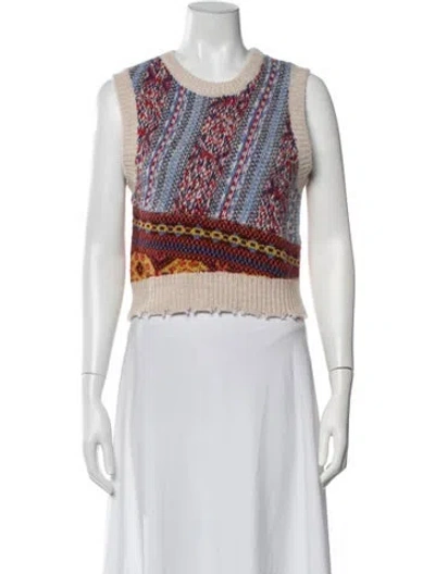Pre-owned Rag & Bone Wool Patterned Sweater In Multicolor