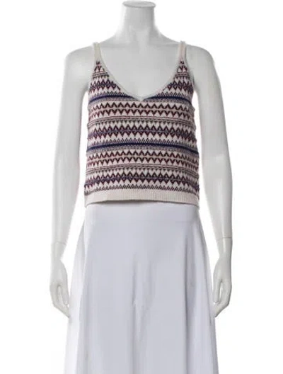 Pre-owned Rag & Bone Wool Patterned Sweater In Neutrals
