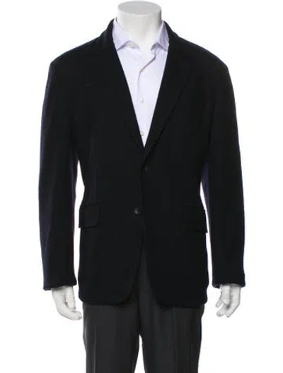Pre-owned Rag & Bone Wool Peacoat In Black