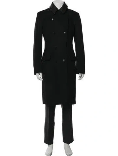 Pre-owned Rag & Bone Wool Peacoat In Black