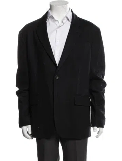 Pre-owned Rag & Bone Wool Peacoat In Blue