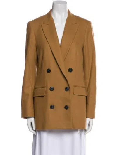 Pre-owned Rag & Bone Wool Peacoat In Brown