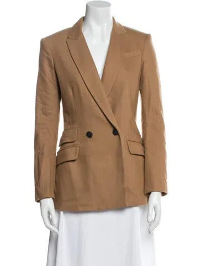 Pre-owned Rag & Bone Wool Peacoat In Brown