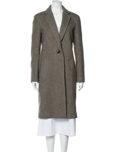 Pre-owned Rag & Bone Wool Peacoat In Gray