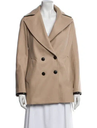 Pre-owned Rag & Bone Wool Peacoat In Neutral