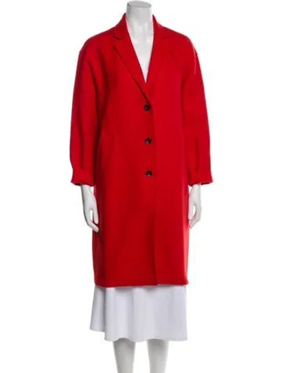 Pre-owned Rag & Bone Wool Peacoat In Orange