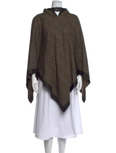 Pre-owned Rag & Bone Wool Plaid Print Sweater In Brown