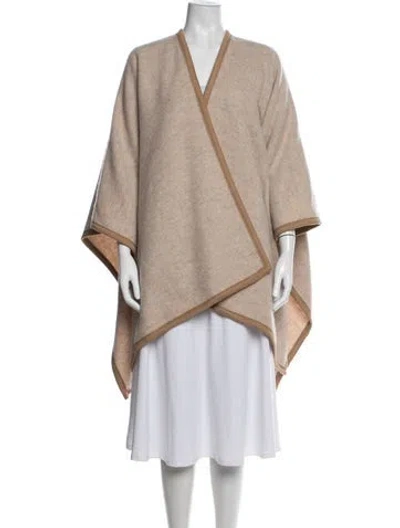 Pre-owned Rag & Bone Wool Poncho In Neutrals
