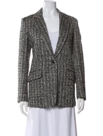 Pre-owned Rag & Bone Wool Printed Blazer In Multi