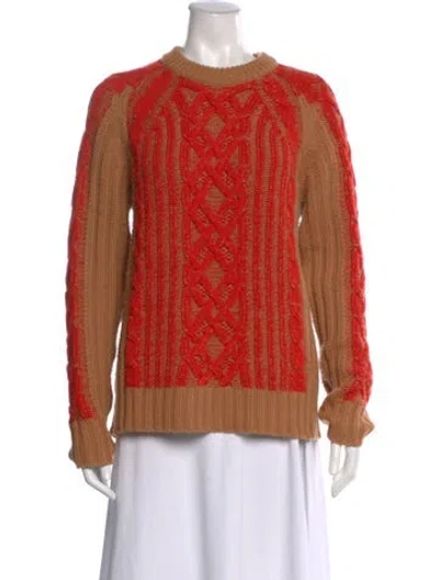 Pre-owned Rag & Bone Wool Printed Sweater In Brown
