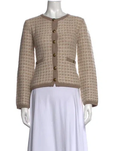 Pre-owned Rag & Bone Wool Printed Sweater In Brown/neutrals
