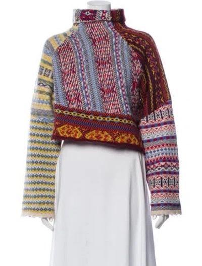 Pre-owned Rag & Bone Wool Printed Sweater In Multi