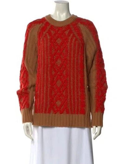 Pre-owned Rag & Bone Wool Printed Sweater In Neutral