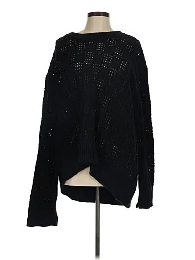 Pre-owned Rag & Bone Wool Pullover Sweater In Black