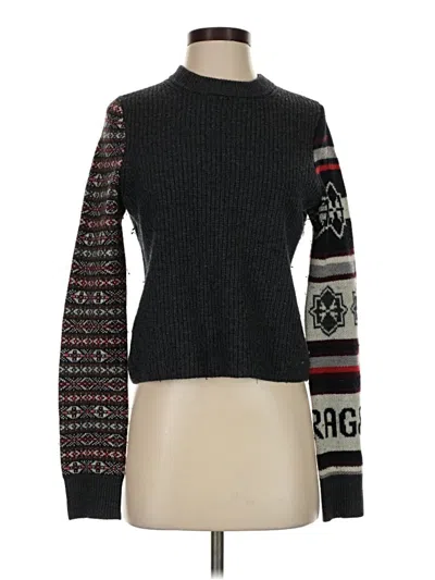 Pre-owned Rag & Bone Wool Pullover Sweater In Black