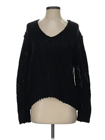 Pre-owned Rag & Bone Wool Pullover Sweater In Black