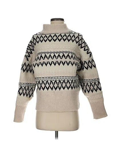 Pre-owned Rag & Bone Wool Pullover Sweater In Ivory
