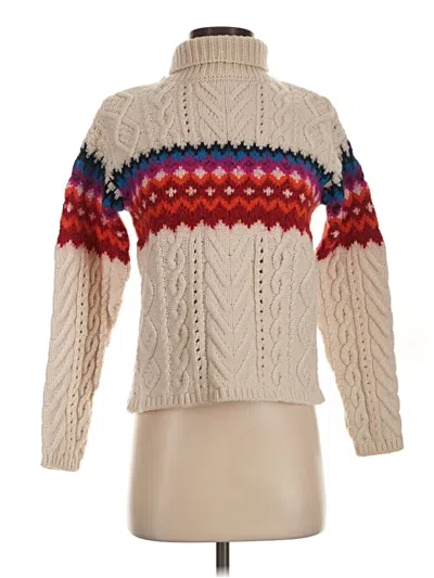 Pre-owned Rag & Bone Wool Pullover Sweater In Tan